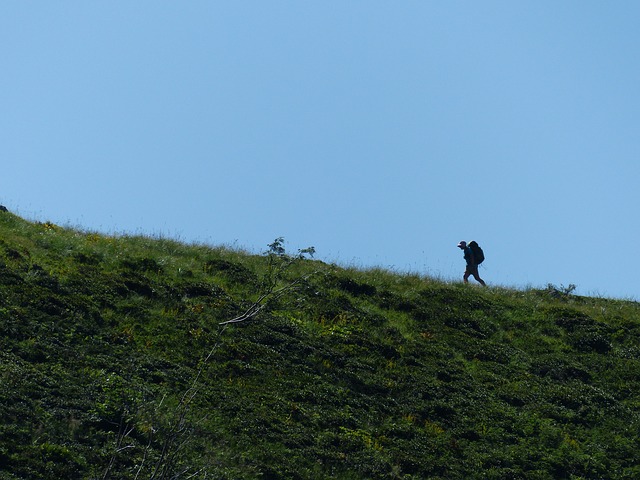 turista na kopci